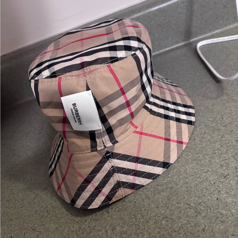 Burberry Checkered Bucket Hat